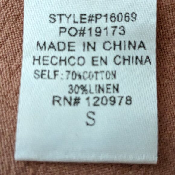 Entro - Women’s Skort / Skirt - Cotton / Linen blend - Dusty Rose - Small - NWT - Picture 8 of 8